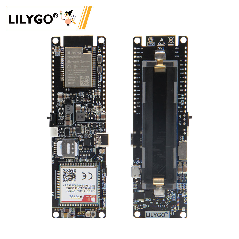 Devkitc - LILYGO® TTGO T-A7670G/E/SA R2 4G Development