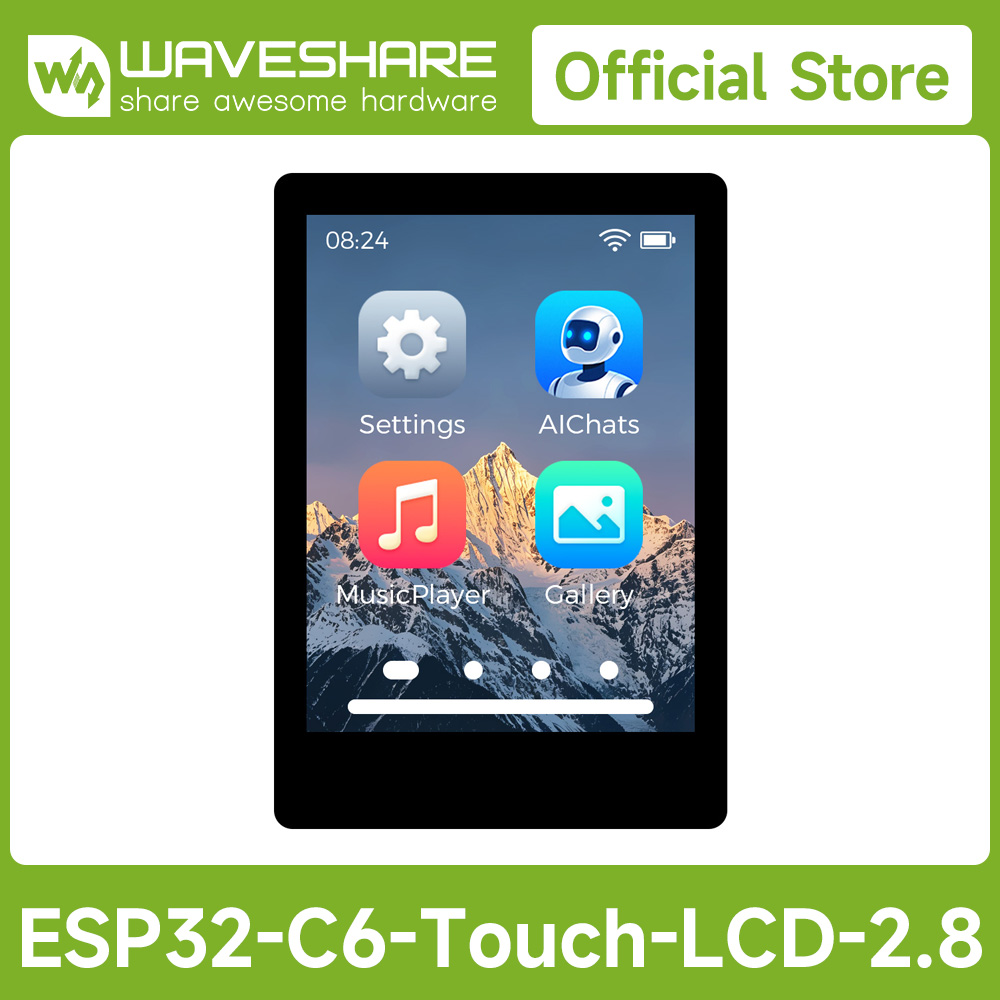 Waveshare ESP32-C6 2.8inch IPS - Doit Esp32 review and price
