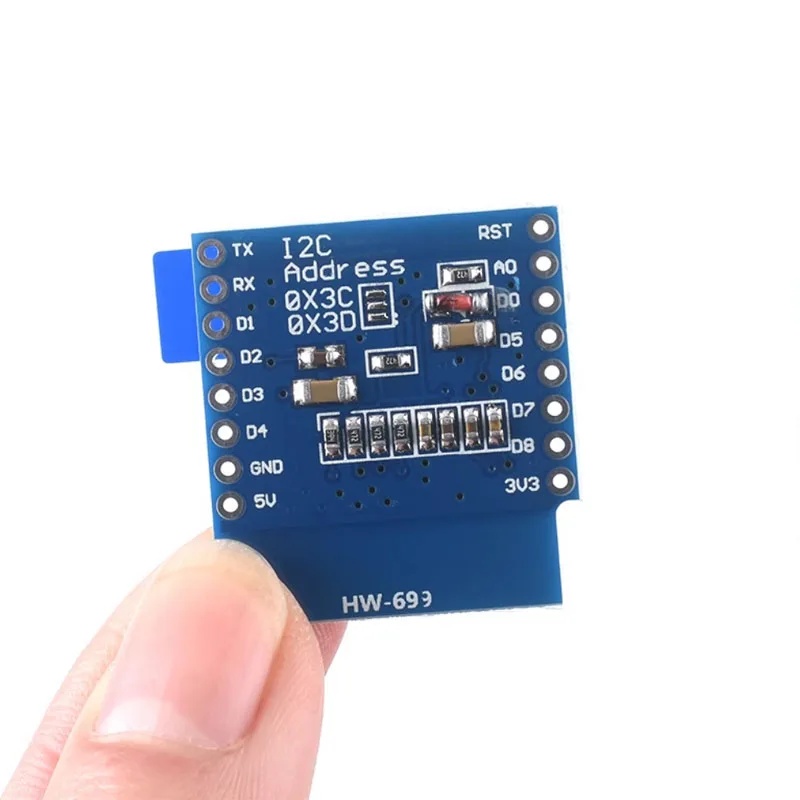 0.66 inch OLED Display Module  - Wemos D1 Mini review and price