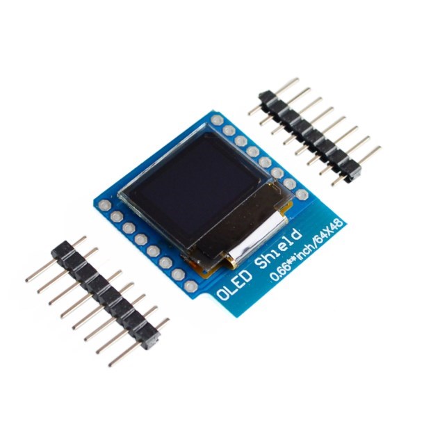 0.66 inch OLED LED LCD Dispaly - Wemos D1 Mini review and price