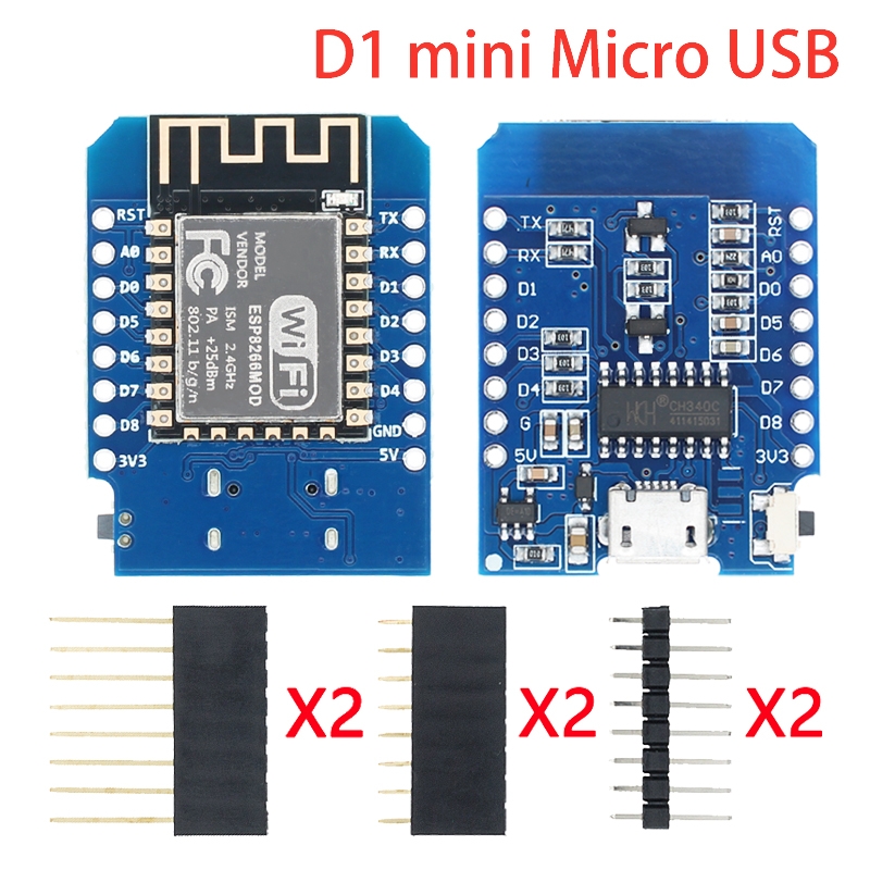 Micro USB/Type-C USB WeMos D1  - Nodemcuv2 review and price
