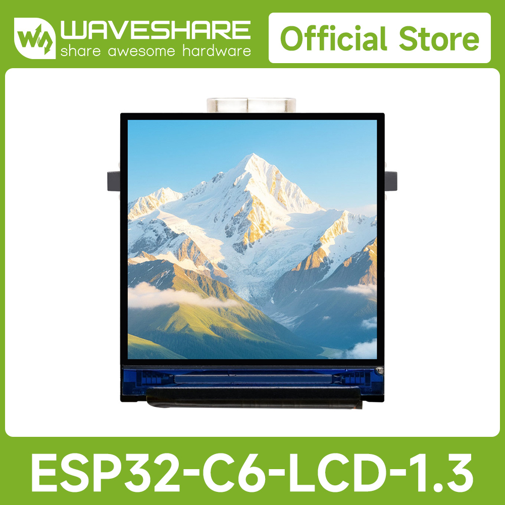 Waveshare ESP32-C6 1.3-inch LC - Waveshare Esp32 review and price