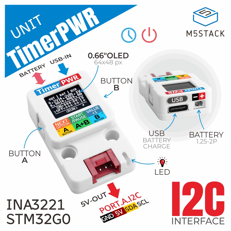 M5Stack Official Timer Power U - M5Stack Core2 review and price