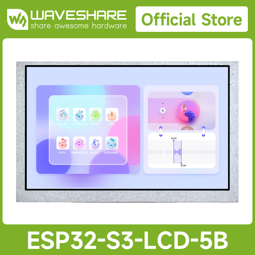Waveshare ESP32-S3 5inch Capac - Lolin S3 review and price