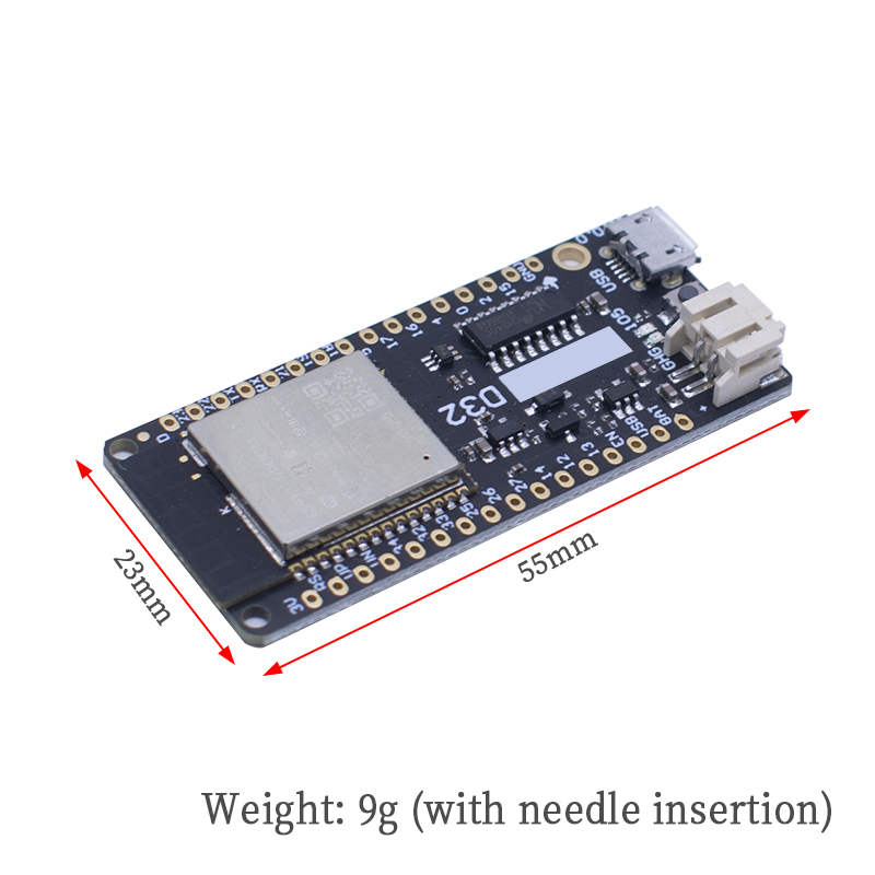 For LOLIN D32 V1.0.0 - Wifi+Bl - Lolin D32 review and price